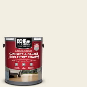1 gal. #12 Swiss Coffee Self-Priming 1-Part Epoxy Satin Interior/Exterior Concrete and Garage Floor Paint