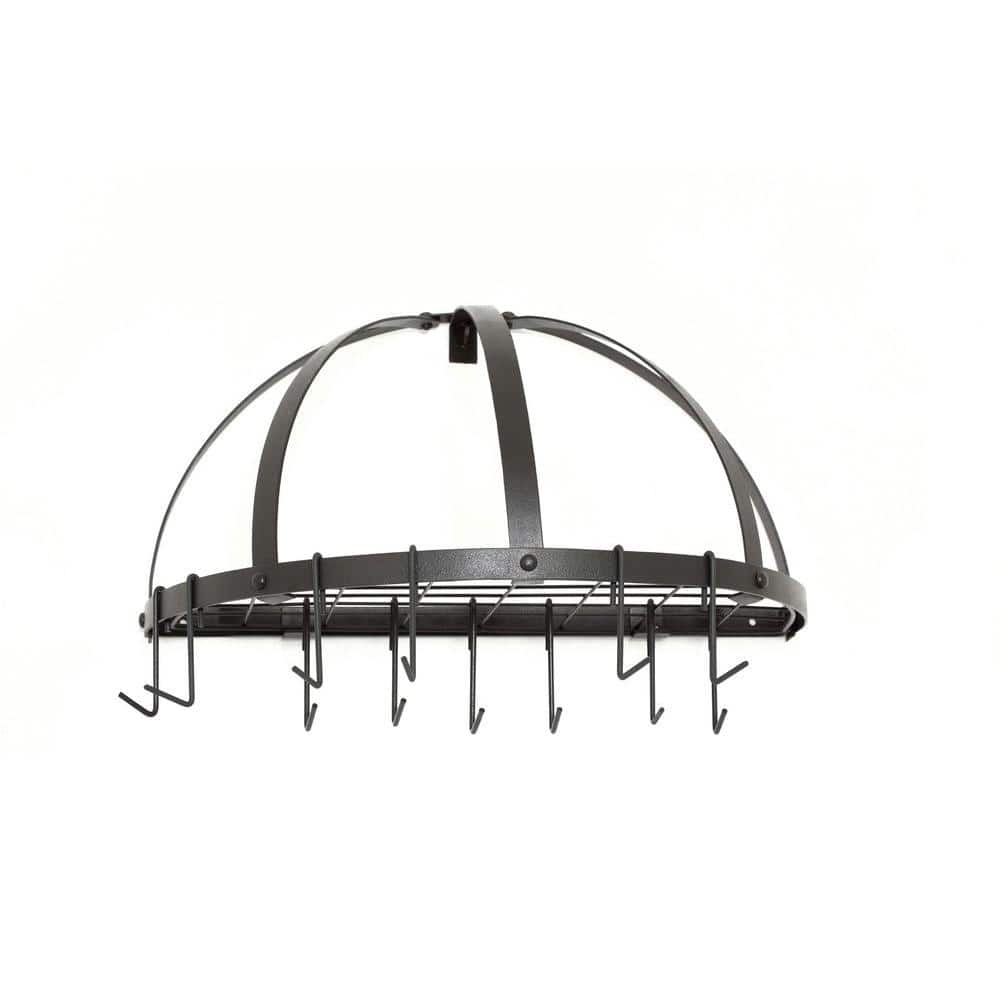 Old Dutch 12 in. x 11 in. x 22 in. Graphite Pot Rack 055GU - The Home Depot