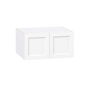 Laramie 30 in. W x 24 in. D x 15 in. H Assembled Wall Bridge Kitchen Cabinet in Painted Bright White