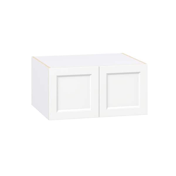 Laramie 30 in. W x 24 in. D x 15 in. H Assembled Wall Bridge Kitchen Cabinet in Painted Bright White