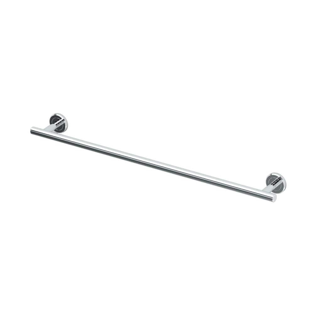 Gatco Latitude II 24 in. Towel Bar in Polished Chrome 4240 - The Home Depot