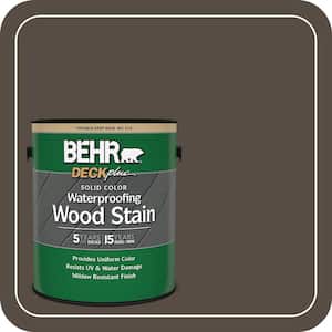 1 gal. #SC-103 Coffee Solid Color Waterproofing Exterior Wood Stain
