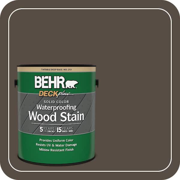 1 gal. #SC-103 Coffee Solid Color Waterproofing Exterior Wood Stain