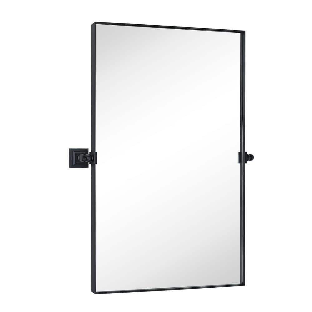 TEHOME 20 in. W x 30 in. H Rectangular Pivoting Metal Framed Wall