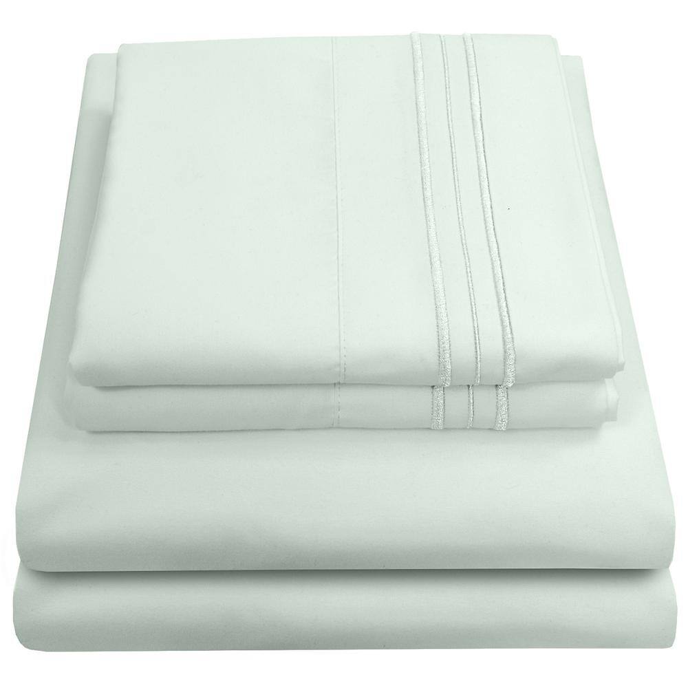 Mint Queen Ultra Soft 4-Piece Microfiber Sheet Set