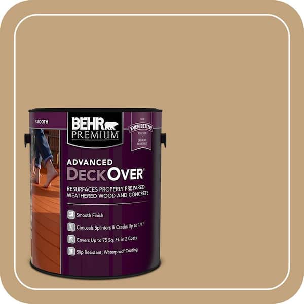 1 gal. #SC-145 Desert Sand Smooth Solid Color Exterior Wood and Concrete Coating
