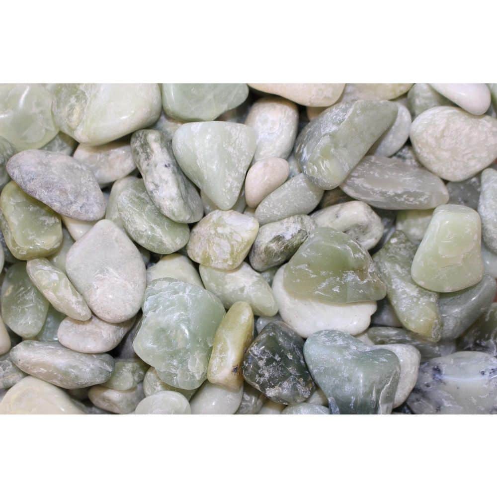 Polished Jade Pebbles 1 in. to 2 in. Landscape Decorative Stone, 50 lb. Bags, Half Pallet (22 Bags / 1,100 lbs) price history on PriceWatchPro