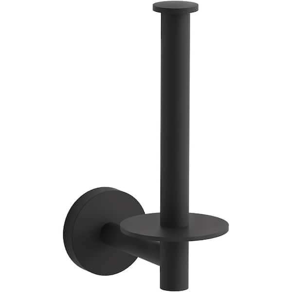 KOHLER Elate Vertical Toilet Paper Holder in Matte Black