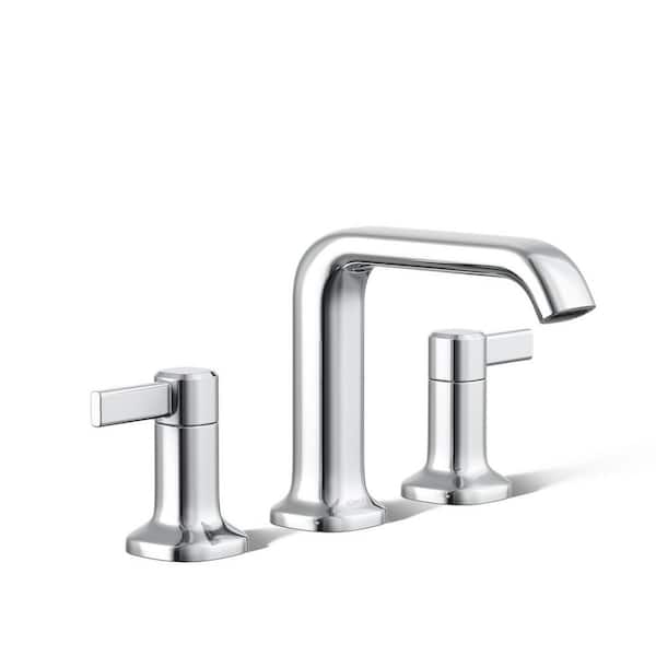 KOHLER Ashan 8 in. Widespread 2-Handle Bathroom Faucet in Polished Chrome
