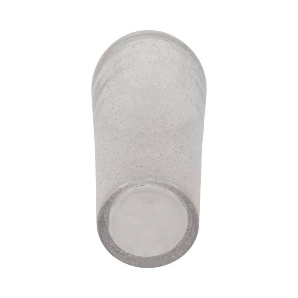 Elegant 22" Clear Glass Bubble Floor Vase