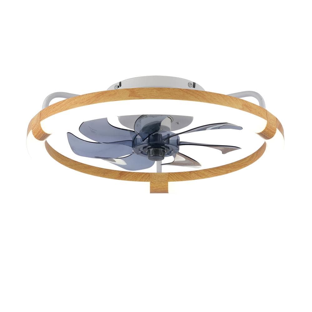 19.7 in. White Cage Quiet DC Motor Flush Mount LED Ceiling Fan with Remote Control 3000-6500K Dimmable price history on PriceWatchPro