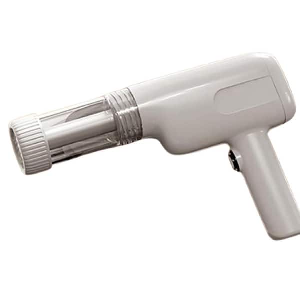 Anqtovp 6-in-1 Cordless Electric Pasta Maker Gun Handheld Electric Pasta Maker Machine Spaghetti Making Machine, White Finish