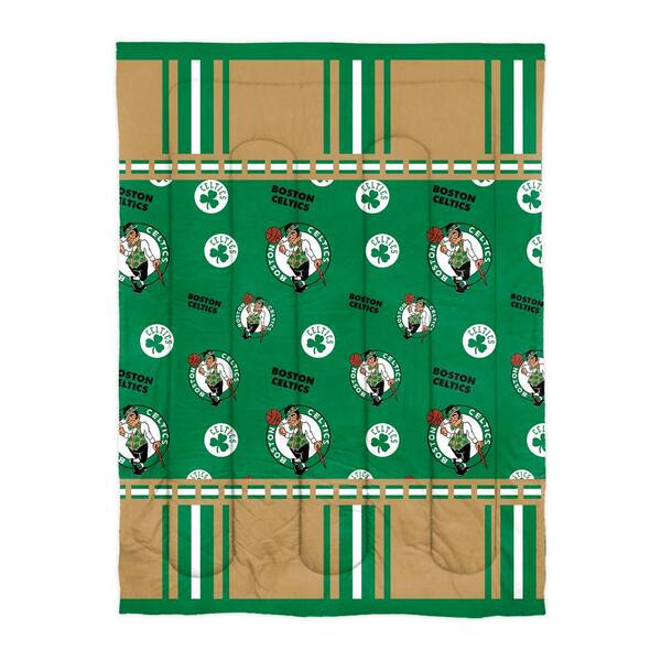 THE NORTHWEST GROUP Celtics Rotary 4-Piece Multi Colored Twin Size Polyester Bed In a Bag Set