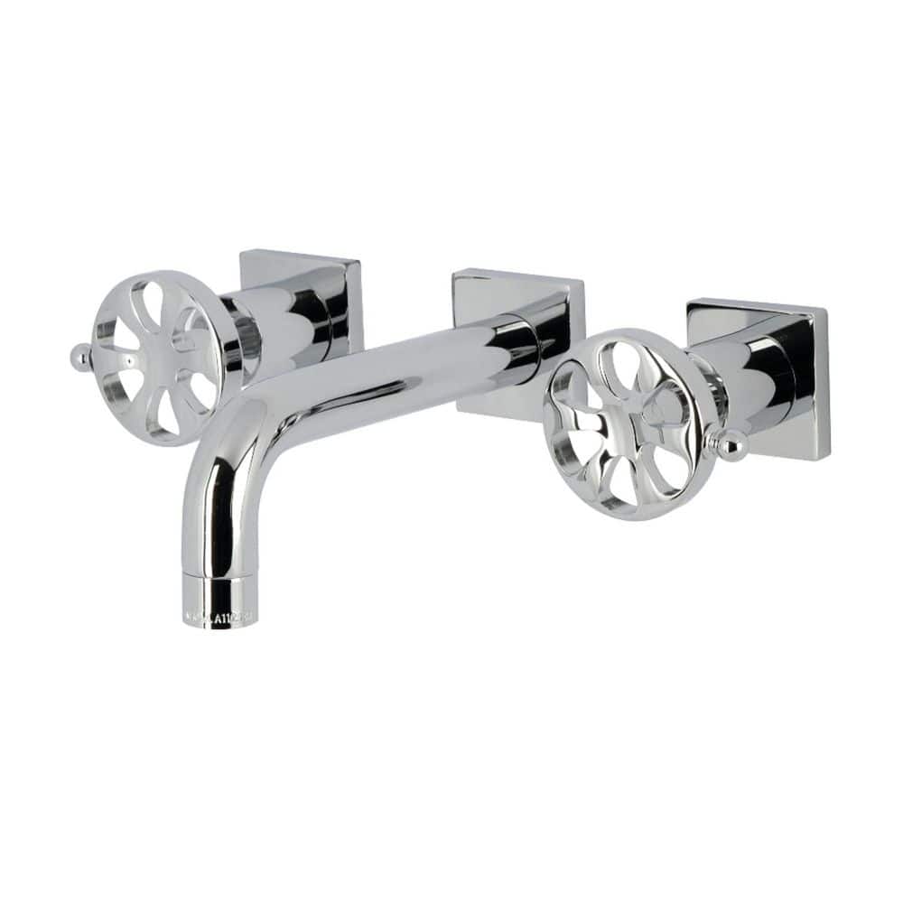 Belknap Double Handle Wall Mount Bathroom Faucet in Polished Chrome price history on PriceWatchPro