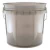 Leaktite 3.5-Gal. Blue Plastic Translucent Pail (Pack of 3) 209300 - The  Home Depot