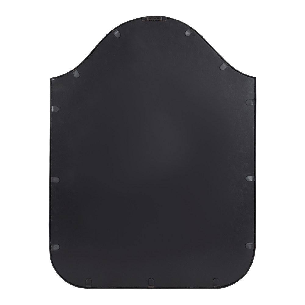 Fellows 18 x 24 Black Scallop Arched Wall Mirror