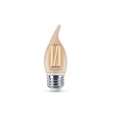 Tunable White BA11 40W Equivalent Medium E26 Base Dimmable Smart Wi-Fi WiZ Connected LED Light Bulb