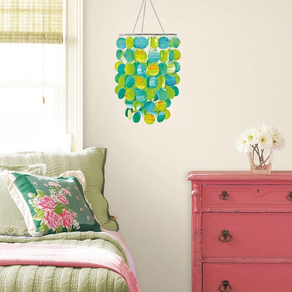 WallPOPs Pearl Blue and Green Chandelier