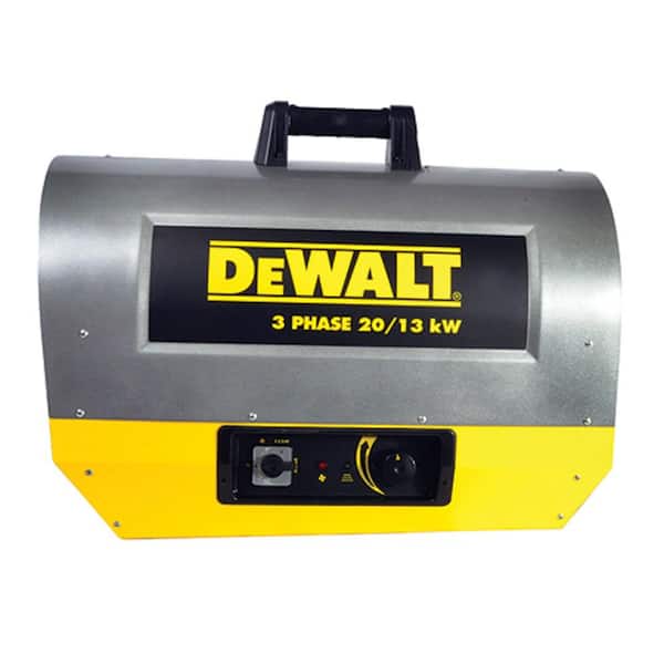 DeWALT® Portable Forced Air Electric Heater W/ Adjustable Thermostat, 120V,  1 Phase, 1650 Watt