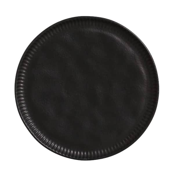 PORTO BRASIL Matte Black Linhas Dinner Plate (Set of 6)