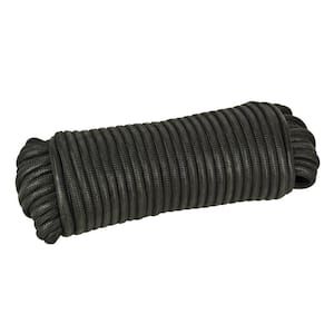 Everbilt 1/8 in. x 50 ft. Reflective Paracord, Black 72442 - The Home Depot