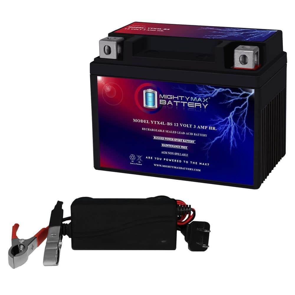 YTX4L-BS SLA Replaces RideOn Mower ATV Quad Buggy + 12V 1Amp Charger price history on PriceWatchPro