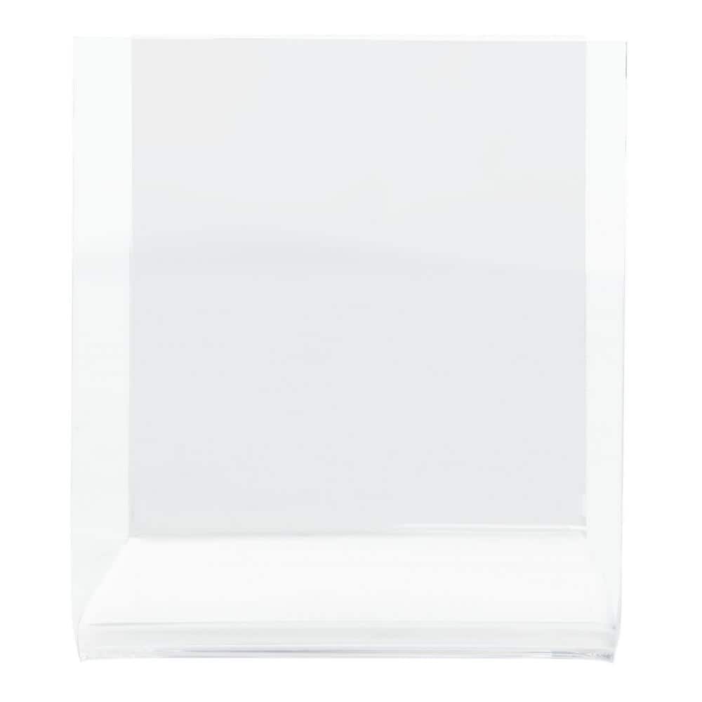 Clear Acrylic C-Form Modern Accent Table