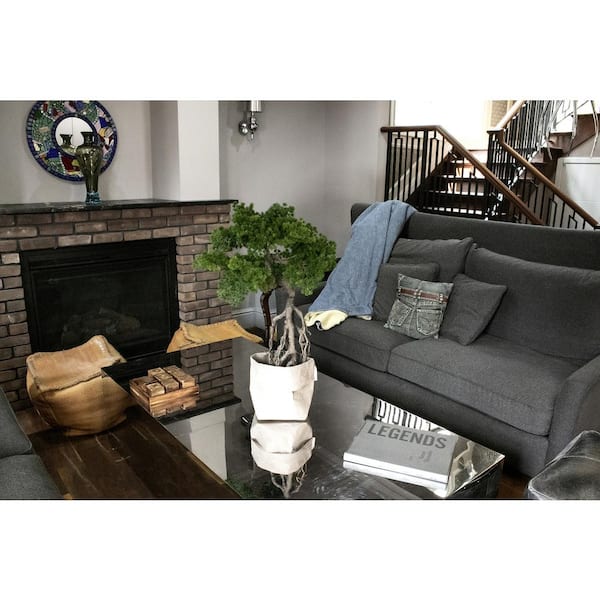 VINTAGE HOME 36 in. Tall Artificial Pine Tree in Eco Planter