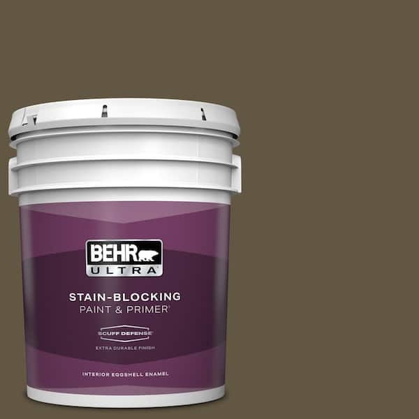 BEHR ULTRA 5 gal. #S-H-750 Mountain Trail Extra Durable Eggshell Enamel Interior Paint & Primer