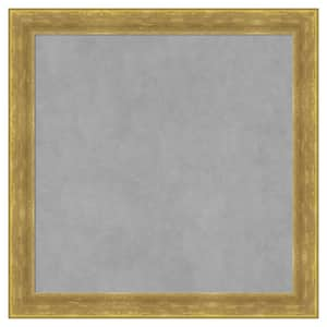 Angled Gold 23 in. x 23 in. Framed Magnetic Board