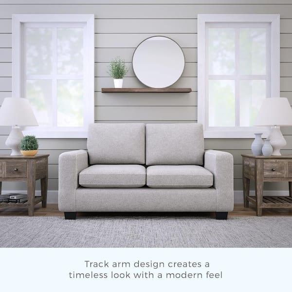 Square arm store loveseat