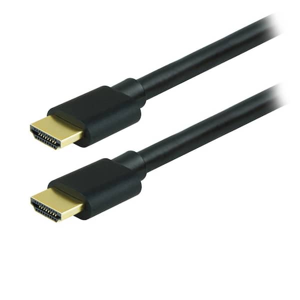 GE 6 ft. 4K HDMI 2.0 Cable with Ethernet and Gold Plated Connectors in Black