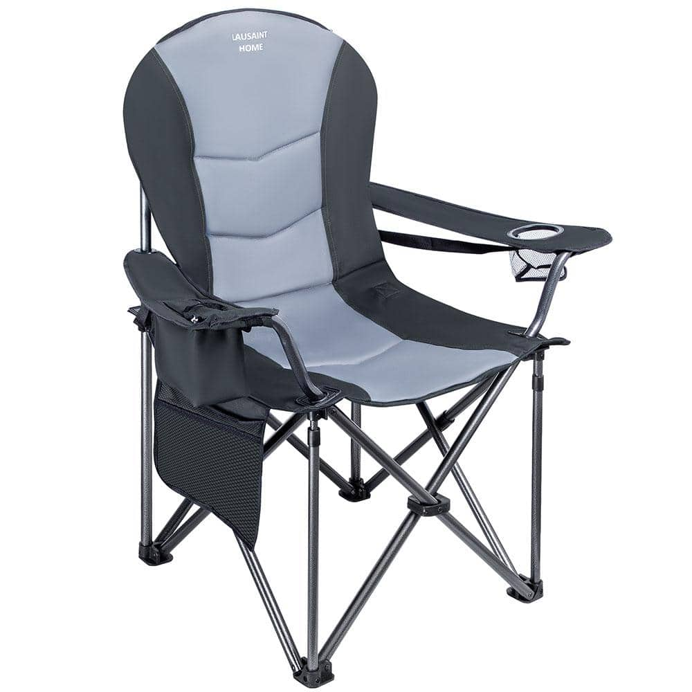 Metal Lightweight Oversize Patio Lawn Chairs with Cup Holder and ...