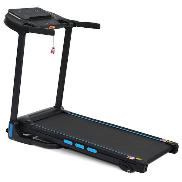 3.5 HP 10 MPH Incline Auto-Folding Treadmill with Heart Rate Sensors, Type C and USB Charge Station, Bluetooth Speaker