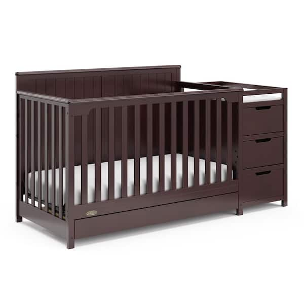 Crib liner for crib with fashion changing table