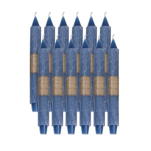 10" English Blue Timber Trunk Taper - Set of 12