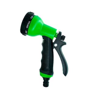 8-Pattern Adjustable Water Spray Gun Sprinkler Nozzle for Gardern Watering and High Pressure Car Wash Cleaning