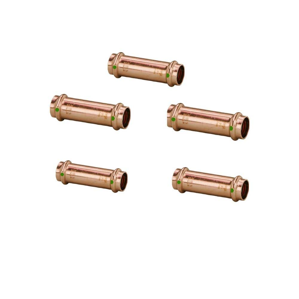 ProPress 1 in. Press Copper Extended Coupling No Stop (5-Pack) price history on PriceWatchPro
