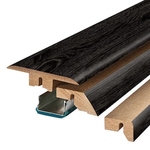 Black Noble Oak 7.5 in. x 47.6 in. Luxury Vinyl Plank Flooring 10 PLA