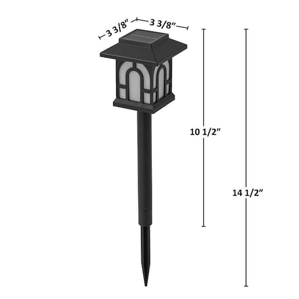 C Cattleya Black Flickering Flame 100 Lumen LED Weather Resistant