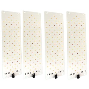 40-Watt Grow LED Specialty Code Light Bulb Ultra-Thin Panel Grow Lights, 316LEDs Full Spectrum Grow Lights (4-Pack)