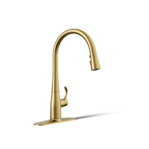 KOHLER Tyne Single-Handle Pull-Down Sprayer Kitchen Faucet in