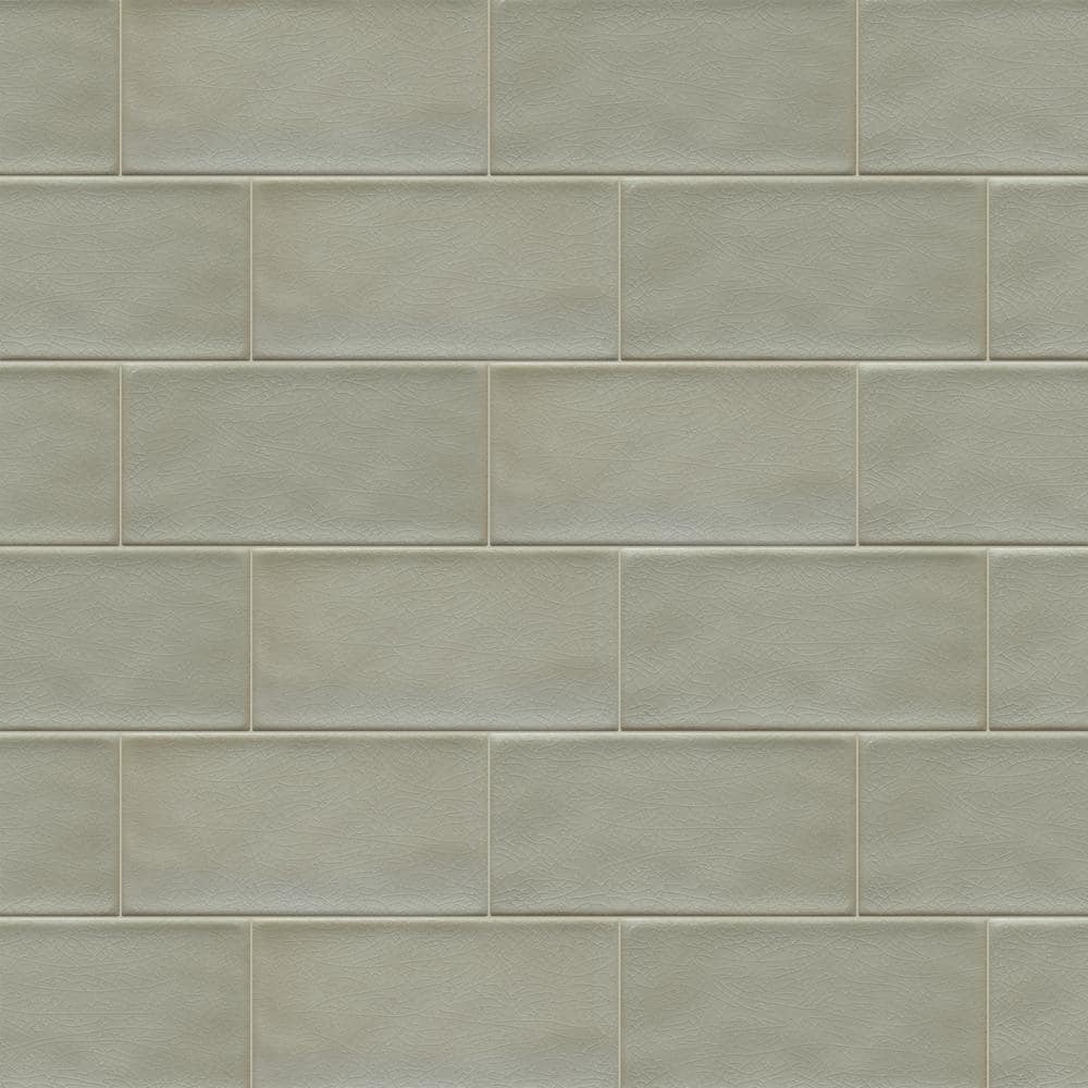 Daltile Structured Effects Crackled Pebble 3 In X 6 In Glazed Ceramic Wall Tile 012 Sq Ft Each Se2236modahd1p2 The Home Depot