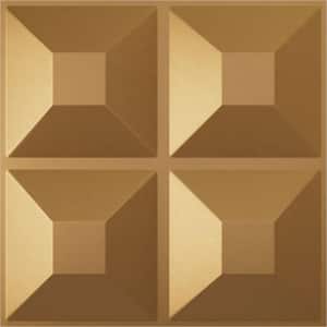 11-7/8 in. W x 11-7/8 in. H Swindon EnduraWall Decorative 3D Wall Panel, Gold (Covers 0.98 Sq.Ft.)