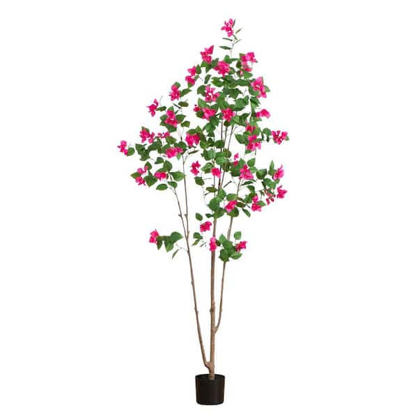 Nearly Natural 7 ft. Artificial Minimalist Bougainvillea Tree