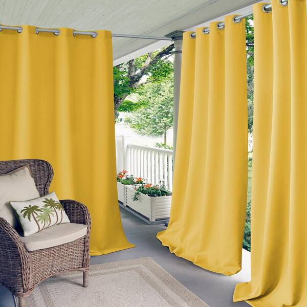 Elrene Connor Solid Indoor/Outdoor Window Curtain