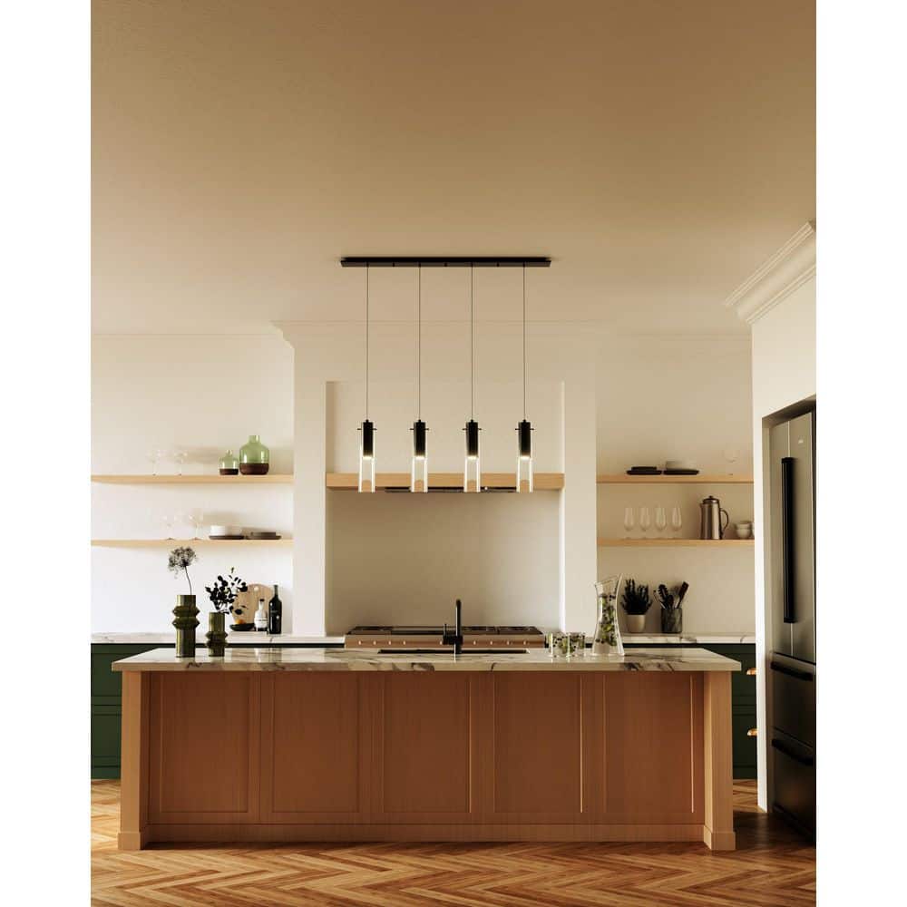 Lena 25-in Black 4-Light Multi Pendant price history on PriceWatchPro