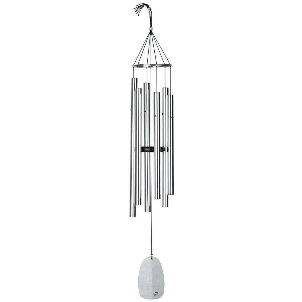 Silver Aluminum 44-Inch Bells of Paradise Wind Chime