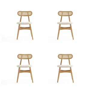 Colbert Nature, Cane and Oatmeal Dining Side Chair (Set of 4)