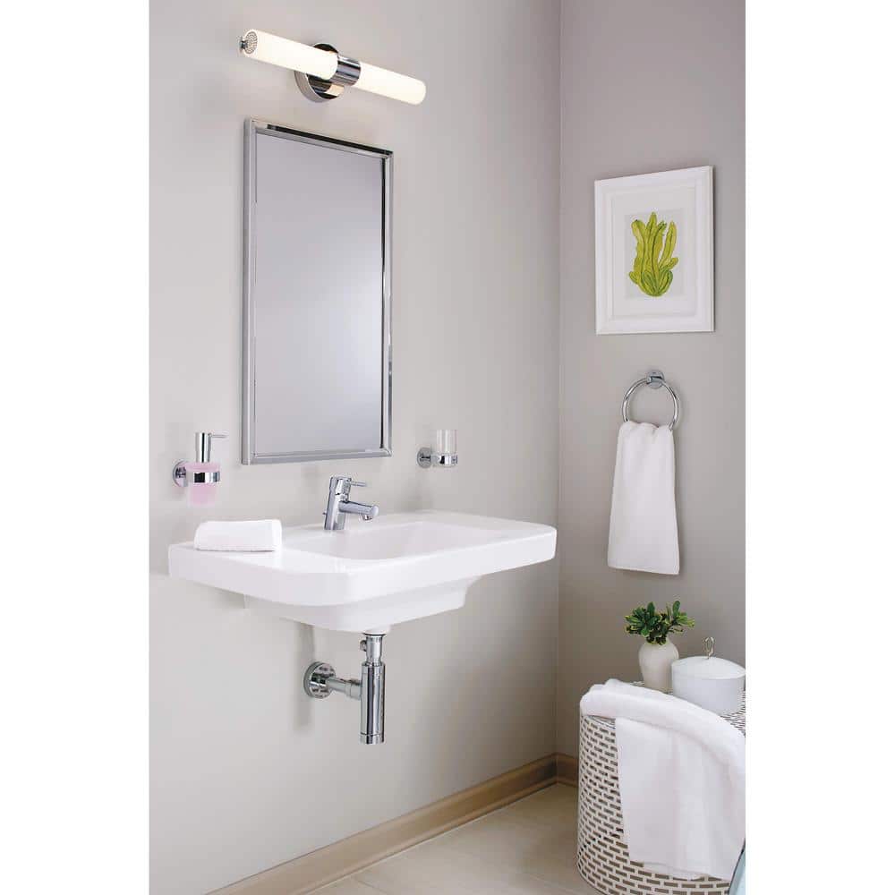 Sleek StarLight Chrome Single-Handle Bathroom Faucet with EcoJoy